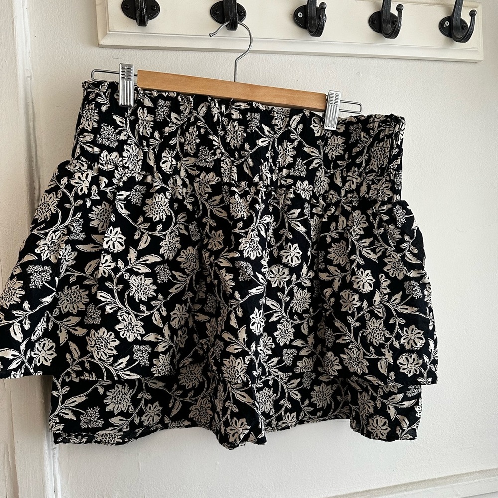 2/$20 MANGO cotton printed mini-skirt